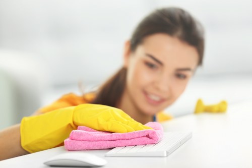Professional carpet cleaning services for commercial interiors in Merton Park